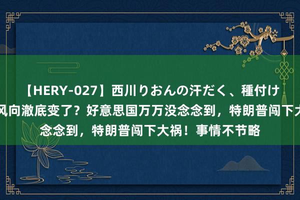 【HERY-027】西川りおんの汗だく、種付け、ガチSEX 岛内风向澈底变了？好意思国万万没念念到，特朗普闯下大祸！事情不节略