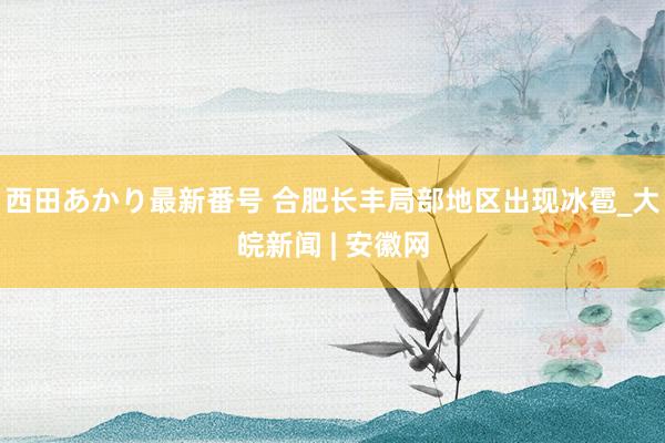 西田あかり最新番号 合肥长丰局部地区出现冰雹_大皖新闻 | 安徽网