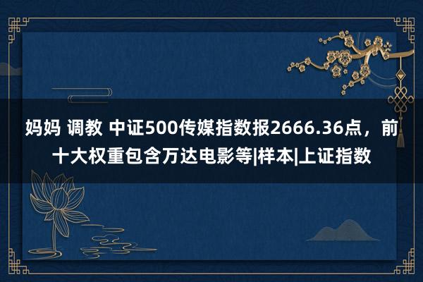 妈妈 调教 中证500传媒指数报2666.36点，前十大权重包含万达电影等|样本|上证指数